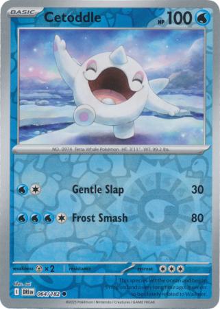 Destined Rivals - 064/182 - Cetoddle - Reverse Holo