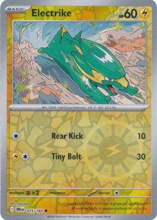 Destined Rivals - 075/182 - Electrike - Reverse Holo