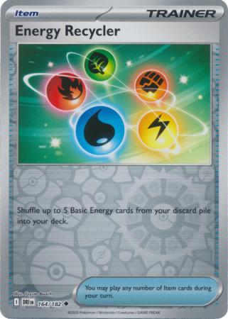 Destined Rivals - 164/182 - Energy Recycler - Reverse Holo