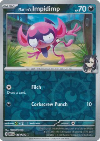 Destined Rivals - 134/182 - Marnie's Impidimp - Reverse Holo