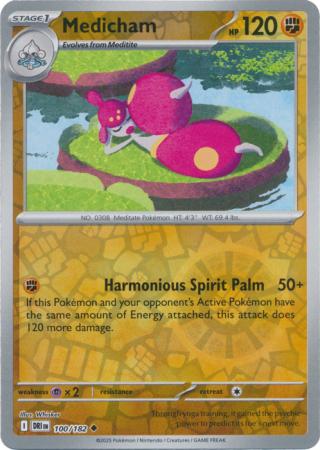 Destined Rivals - 100/182 - Medicham - Reverse Holo