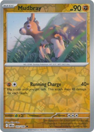 Destined Rivals - 107/182 - Mudbray - Reverse Holo