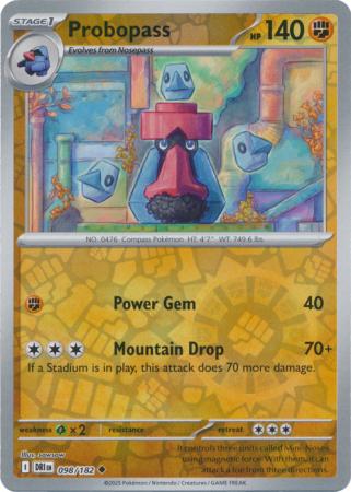 Destined Rivals - 098/182 - Probopass - Reverse Holo
