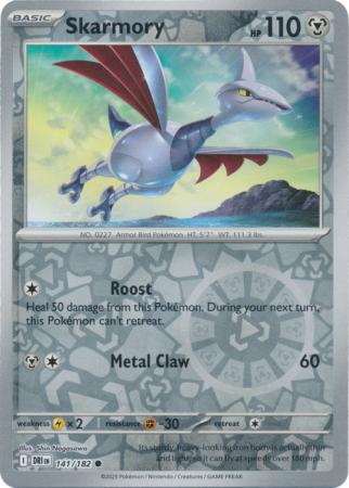 Destined Rivals - 141/182 - Skarmory - Reverse Holo