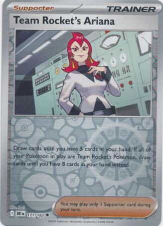 Destined Rivals - 171/182 - Team Rocket’s Ariana - Reverse Holo