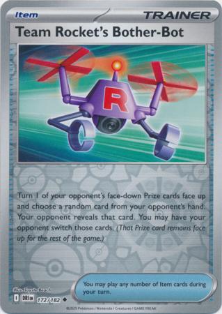Destined Rivals - 172/182 - Team Rocket's Bother-Bot - Reverse Holo