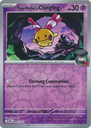 Destined Rivals - 085/182 - Team Rocket's Chingling - Reverse Holo
