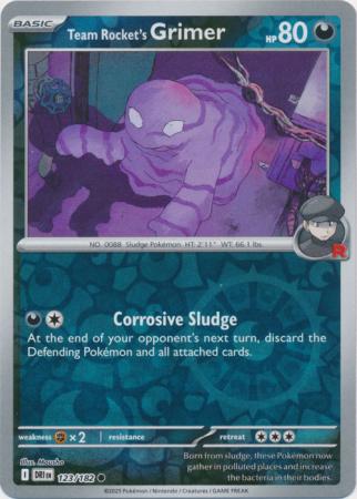 Destined Rivals - 123/182 - Team Rocket's Grimer - Reverse Holo