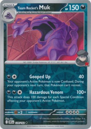 Destined Rivals - 124/182 - Team Rocket's Muk - Reverse Holo