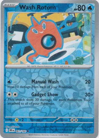 Destined Rivals - 061/182 - Wash Rotom - Reverse Holo