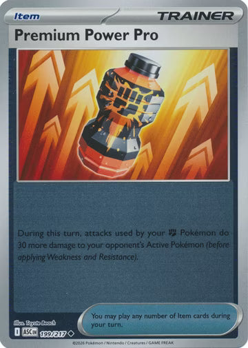 Ascended Heroes - 199/217 - Premium Power Pro - Reverse Holo