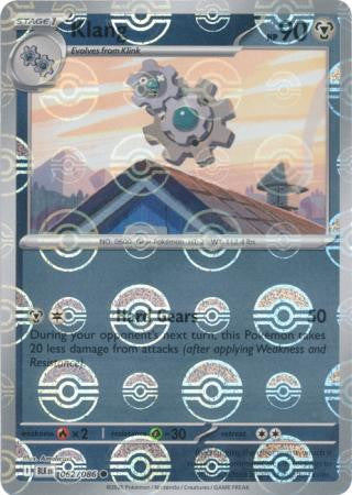 Black Bolt - 062/086 - Klang - Poké Ball Reverse Holo