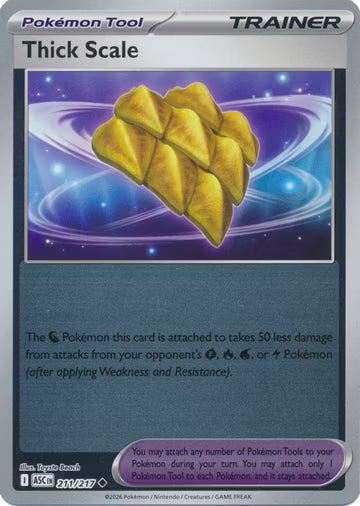 Ascended Heroes - 211/217 - Thick Scale - Reverse Holo