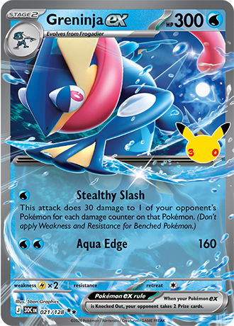 30th Celebration - 021/128 - Greninja ex