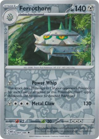 White Flare - 069/086 - Ferrothorn - Reverse Holo