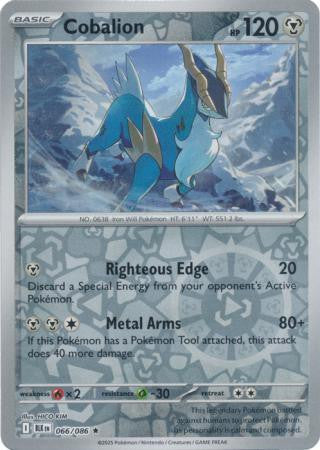 Black Bolt - 066/086 - Cobalion - Reverse Holo