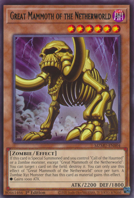 MZMU-EN004 - Great Mammoth of the Netherworld