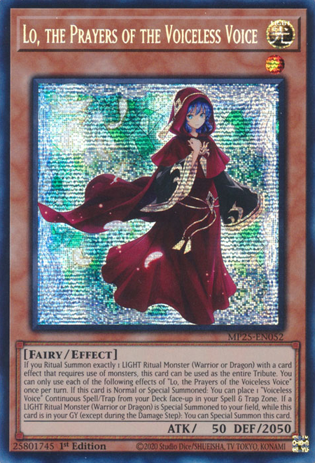 MP25-EN052 - Lo, the Prayers of the Voiceless Voice