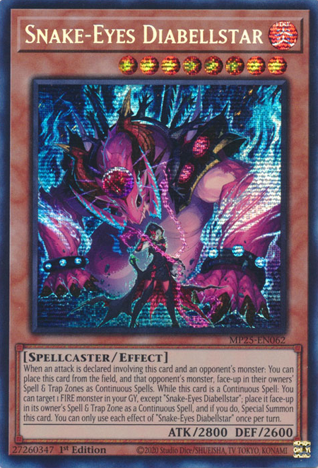 MP25-EN062 - Snake-Eyes Diabellstar