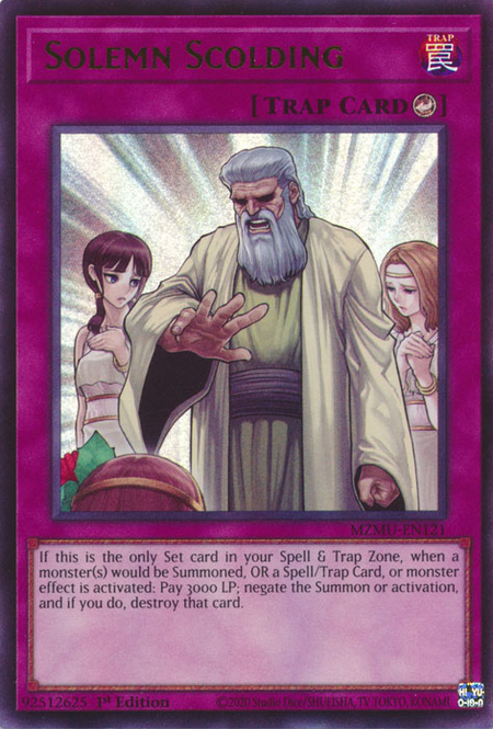 MZMU-EN121 - Solemn Scolding