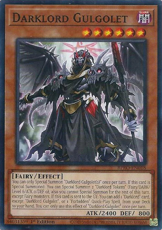BPRO-EN018 - Darklord Gulgolet