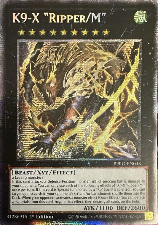 BPRO-EN043 - K9-X Ripper/M""