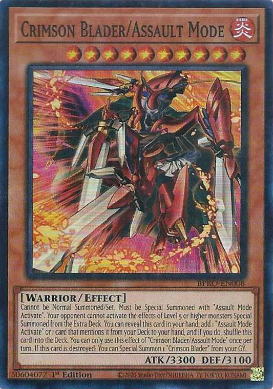 BPRO-EN008 - Crimson Blader/Assault Mode