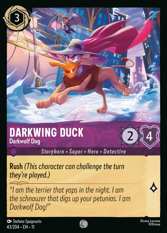 Winterspell - 043/204 - Darkwing Duck - Darkwolf Dog