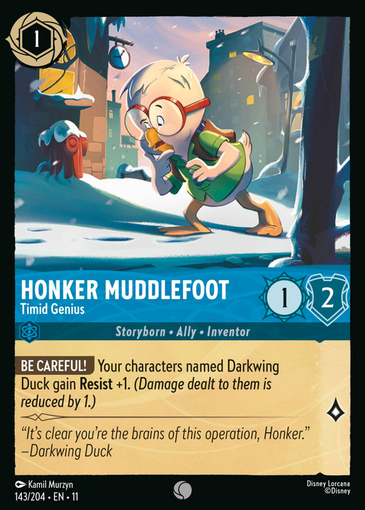 Winterspell - 143/204 - Honker Muddlefoot - Timid Genius