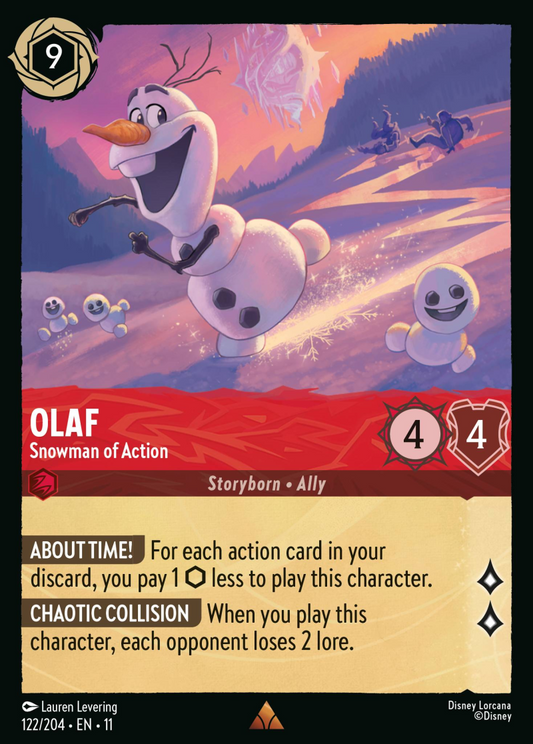 Winterspell - 122/204 - Olaf - Snowman of Action