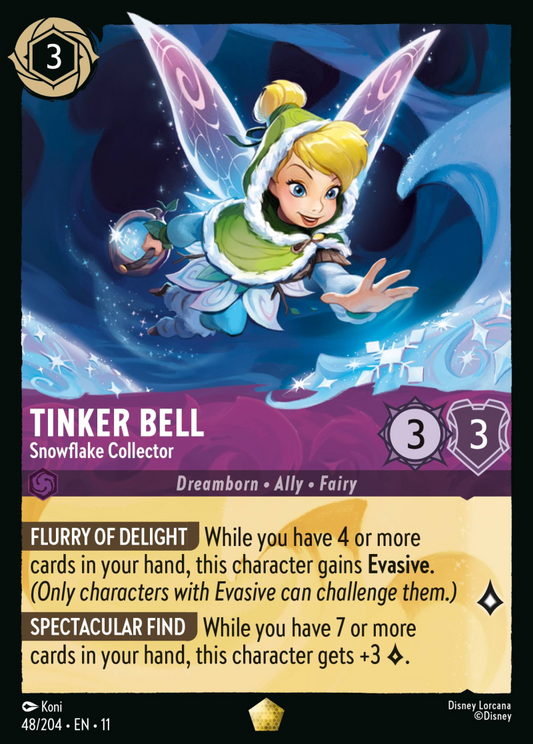 Winterspell - 048/204 - Tinker Bell - Snowflake Collector