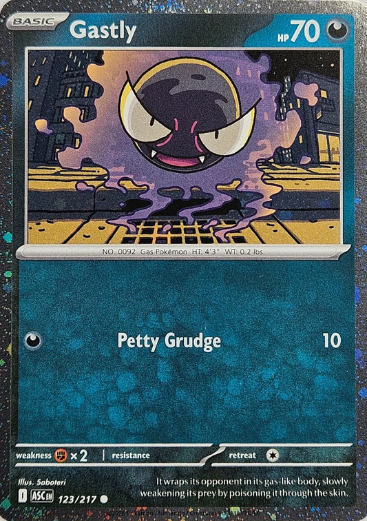 ASC - 123/217 - Gastly - Cosmos Holo