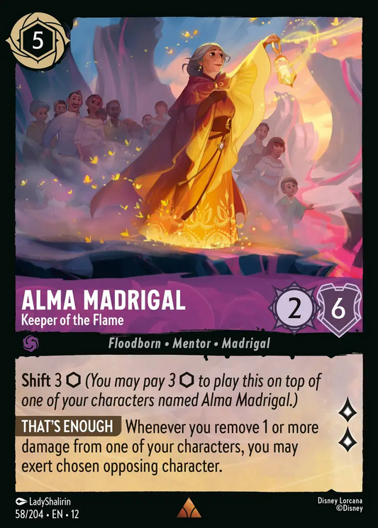 Wilds Unknown - 058/204 - Alma Madrigal - Keeper of the Flame