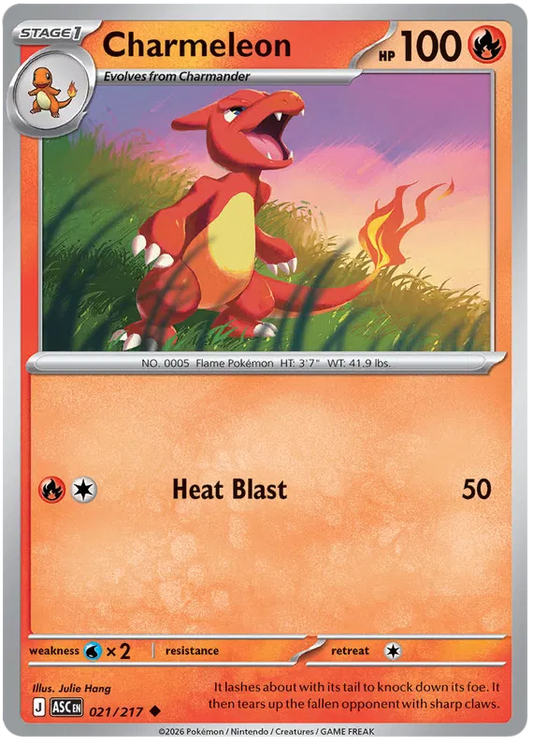 Ascended Heroes - 021/217 - Charmeleon