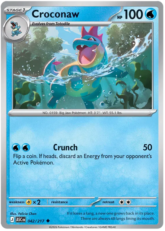 Ascended Heroes - 042/217 - Croconaw