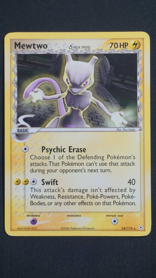 EX Holon Phantoms – 24/110 – Mewtwo δ Delta Species (Near Mint-)