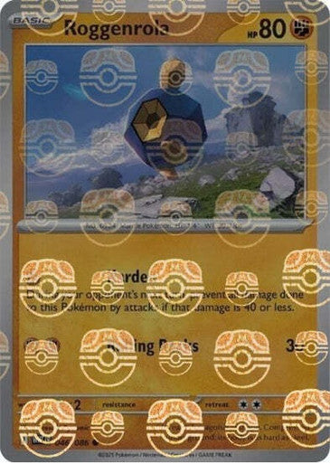 White Flare - 046/086 - Roggenrola - Master Ball Reverse Holo