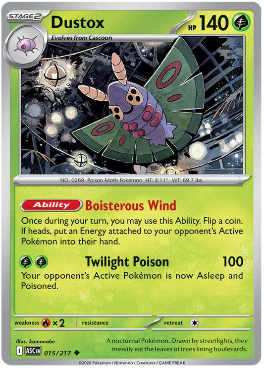Ascended Heroes - 015/217 - Dustox