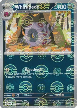 Black Bolt - 055/086 - Whirlipede - Poké Ball Reverse Holo