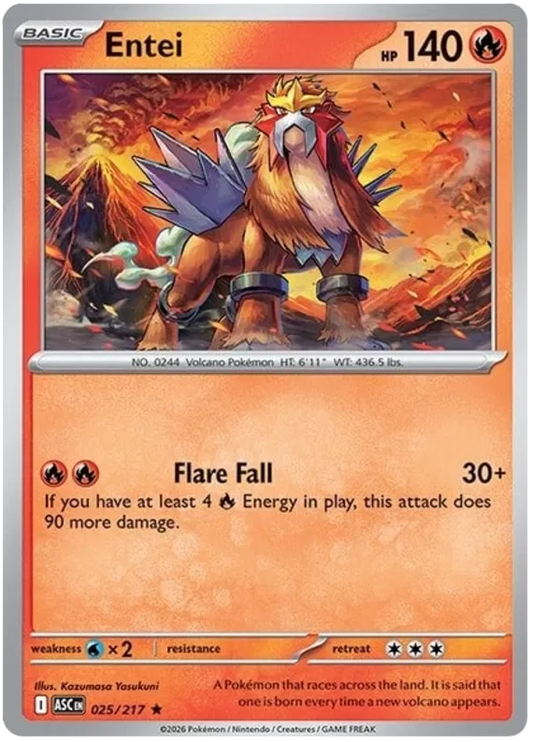 Ascended Heroes - 025/217 - Entei - Holo