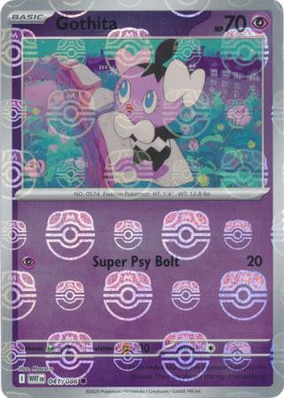 White Flare - 041/086 - Gothita - Master Ball Reverse Holo