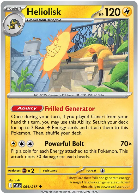 Ascended Heroes - 064/217 - Heliolisk