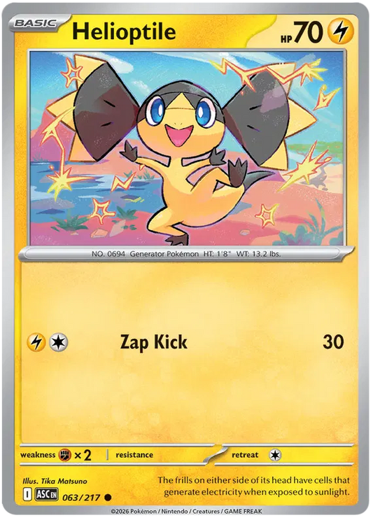 Ascended Heroes - 063/217 - Helioptile