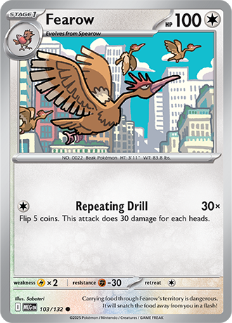 Mega Evolution - 103/132 - Fearow