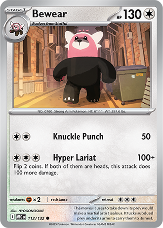 Mega Evolution - 112/132 - Bewear