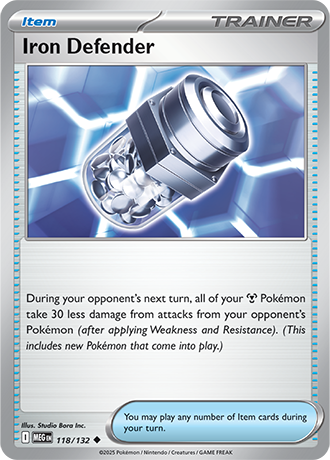 Mega Evolution - 118/132 - Iron Defender