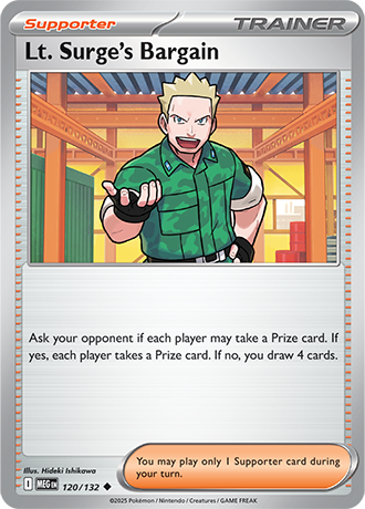 Mega Evolution - 120/132 - Lt. Surge's Bargain