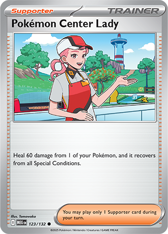 Mega Evolution - 123/132 - Pokémon Center Lady
