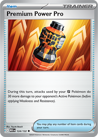 Mega Evolution - 124/132 - Premium Power Pro