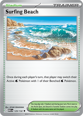 Mega Evolution - 129/132 - Surfing Beach